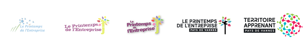 Évolution du logo Printemps Entreprise
